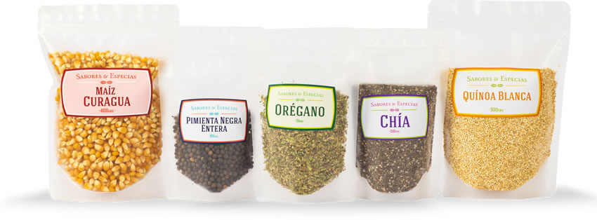 quinoa, chia, harina sin gluten, pimienta